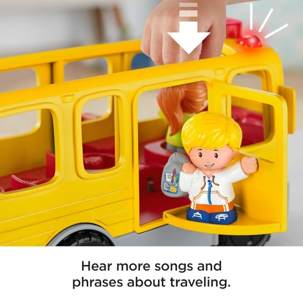 Fisher-Price Little People‎ Sit with Me Smiling Yellow School Bus with Figures